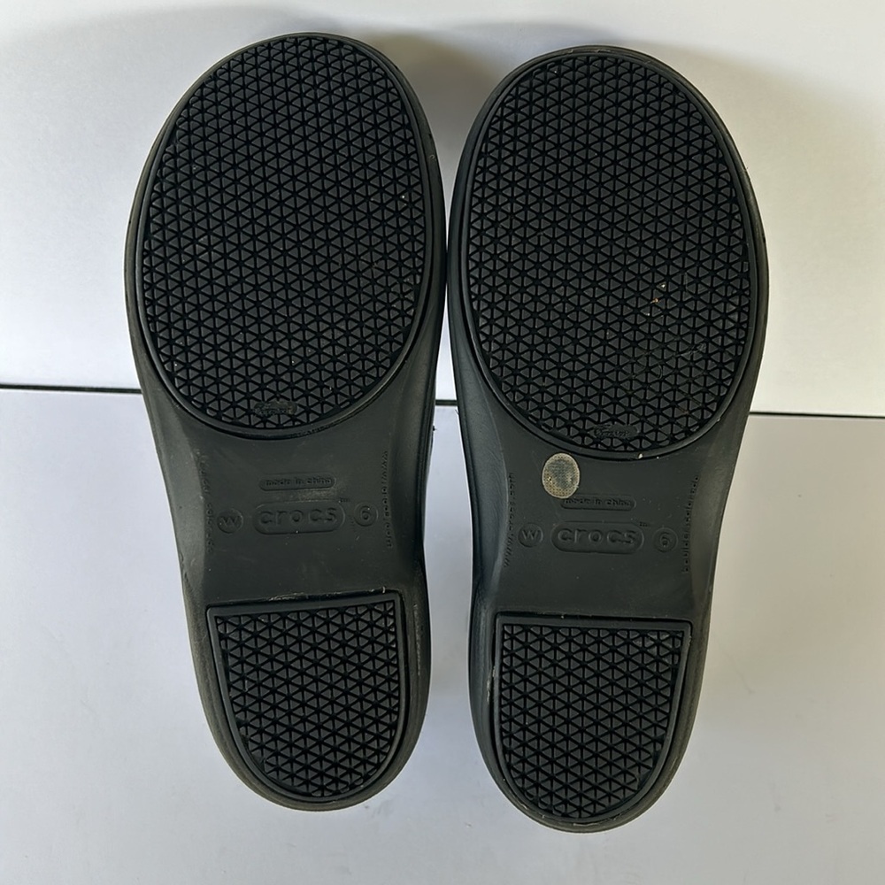 CROCS leather clogs black - Picture 10 of 11